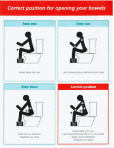 toilet position