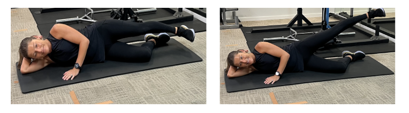 Lying Hip Abduction Stretch Lying Hip Abduction Stretch